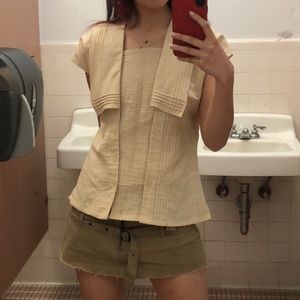 Vintage sailor collar top